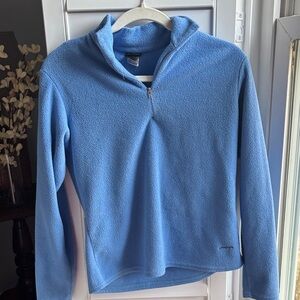 Patagonia Light Blue Half-Zip Fleece Pullover
